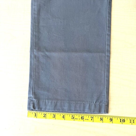 Lands' End Women Lead Color Casual  Pants Sz 10 Straight Leg Mid Rise No stretch - Picture 12 of 12